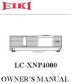 Icon of LC-XNP4000 Owners Manual